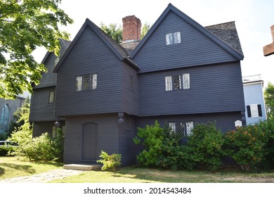 Salem, Massachusetts, United States, July 16, 2016, The Witch House (Jonathan Corwin House), Salem, Mass