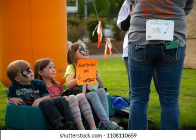 Salem, Oregon / USA - May, 5 2018: Multiple Sclerosis Walkathon
