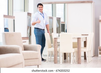 Sales Assistant In Furniture Store