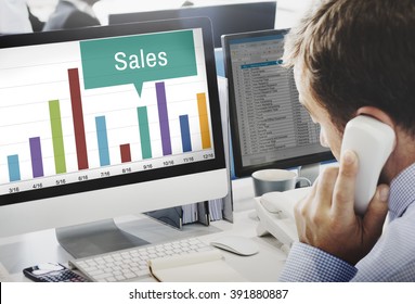 Sales Finance Selling Inventory Data Concept