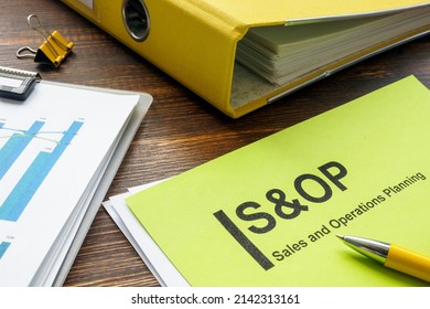 Sales And Operations Planning SOP Papers And Folder.