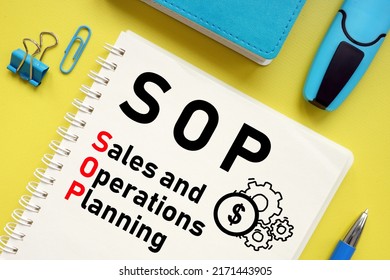 Sales Operations Planning Sop Shown Using Stock Photo 2171443905 ...