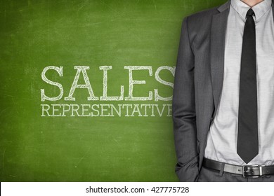 Sales Representative On Blackboard