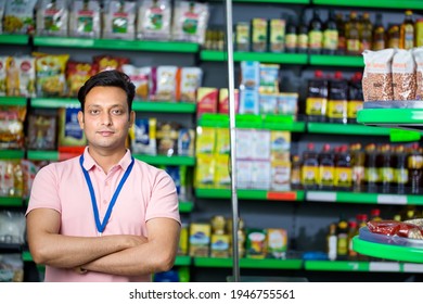 Salesman Grocery Store Products Stock Photo 1946755561 | Shutterstock