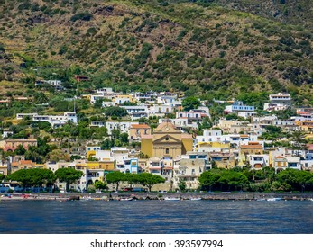 Salina On Aeolian Islands