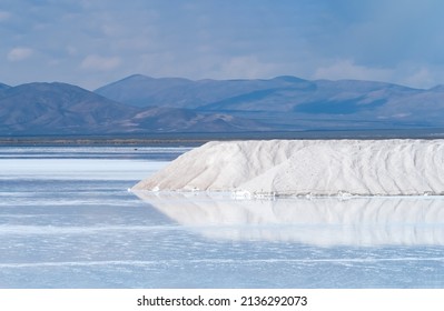 Salinas Grandes, A Huge Salt Flat In Jujuy And Salta, Argentina. Its Lithium, Sodium And Potassium Mining Potential Faces Opposition From Indigenous Communities And Environmental Activists.