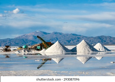 Salinas Grandes on Argentina Andes is a salt desert in the Jujuy Province. More significantly, Bolivas Salar de Uyuni is also located in the same region