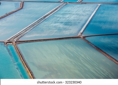 Saline Aerial View In Shark Bay Monkey Mia Australia