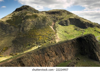 Salisbury Crags Edinburgh View Of Arthurs Seat