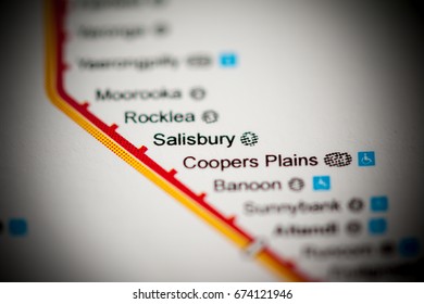 Salisbury Station Brisbane Metro Map Stock Photo 674121946 | Shutterstock