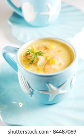 Salmon And Corn Chowder Soup