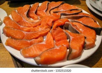 A salmon dish in a dinner in my Sapa trip