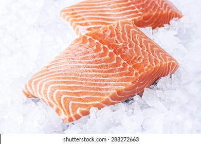 Salmon Fillet In Ice