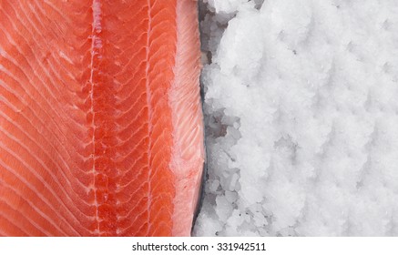 Salmon Fillet In Ice 