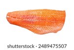 salmon fillet raw red fish seafood appetizer meal food snack on the table copy space food background rustic top view keto or paleo diet vegetarian food no met Pescetarian