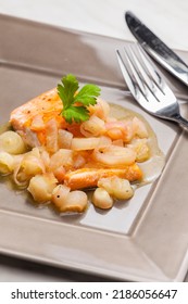 salmon fillet with shallot sauce