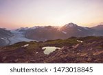 Salmon glacier in Stewart, Canada