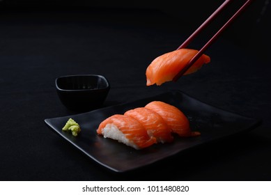 Salmon Nigiri Sushi