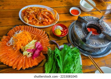 Salmon Salad, A Famous Food In Sapa, Vietnam