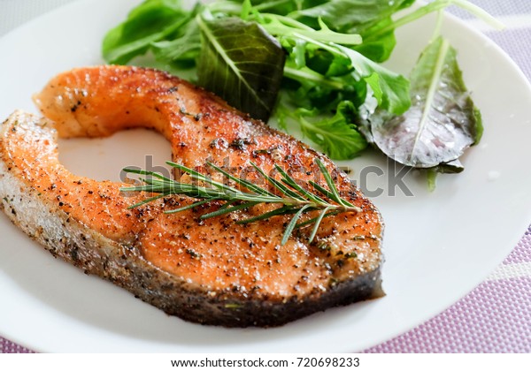 Dorado Fish Garnished Vegetables Herbs Lemon Stock Photo 88708651 Shutterstock