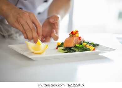 Salmon Steak With Mango Salsa