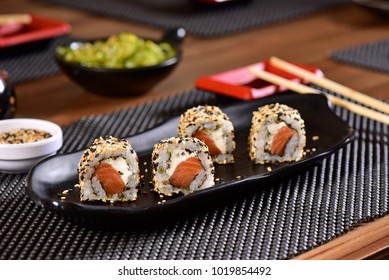 Salmon Sushi Foursome