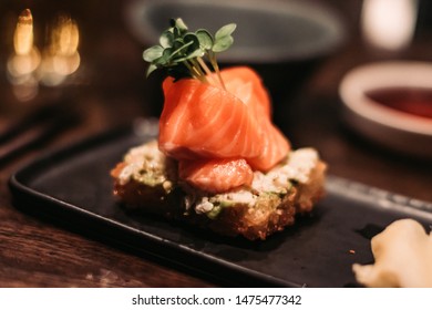 Salmon Sushi Omakase Japanese Food