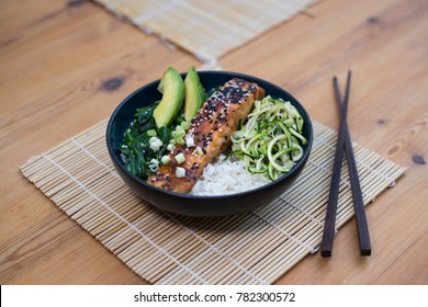 Salmon Teriyaki Bowl