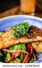 Salmon Teriyaki Dinner With Bok Choy