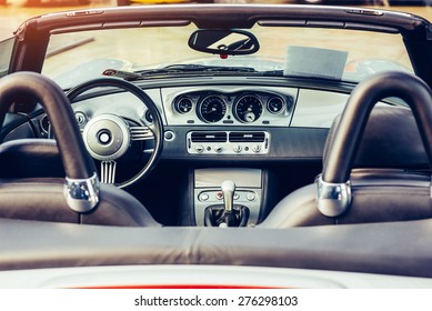 saloon car in the middle. - Shutterstock ID 276298103