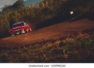 Salou, Catalunya/Spain; 10-24-2019: Ogier - Ingrassia With Citroën C3 WRC On Shakedown Of RallyRACC Catalunya Costa Daurada