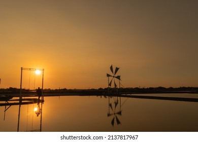  Salt Field Had Used  
Windmill Bail Out Salt Water