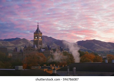 Salt Lake City And County Building In Salt Lake City, Utah.