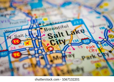 Salt Lake City On USA Map