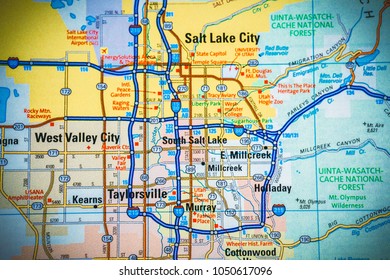 Salt Lake City Utah Map Images Stock Photos Vectors Shutterstock