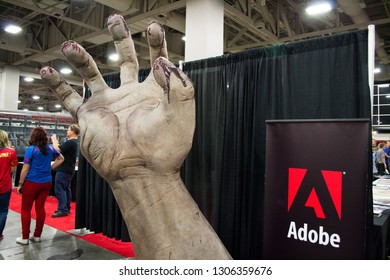 Salt Lake City, UT / USA September 6 2013: Adobe Display At Salt Lake City Comic Con 2013