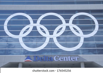 Salt Lake City, Utah, 2002 Winter Olympics, Olympic Rings, Delta Center