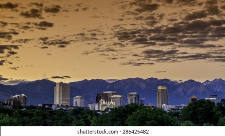 Salt Lake City Utah Skyline