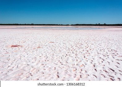 Salt Lake In Little Desert National Park In Victoria, Australia.