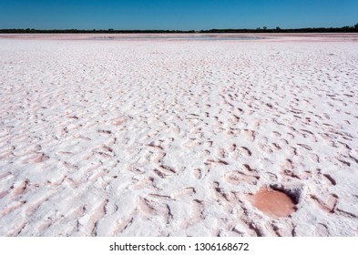 Salt Lake In Little Desert National Park In Victoria, Australia.