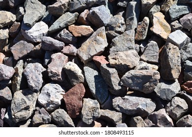 Salt Lake Rocks Background Above View Close Up From Lake Hart In The Australian Outback South Australia 