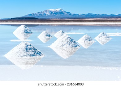 Salt Lake Uyuni In Bolivia