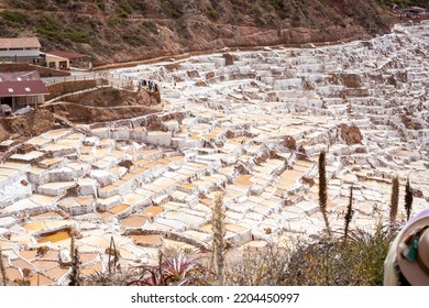 Salt Mine In Maras Peru