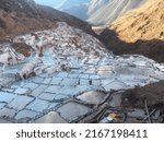 Salt mines or Las Salinas de Maras, Cusco.