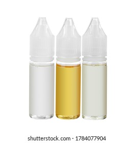 Salt Nicotine Bottle Isoladed On White