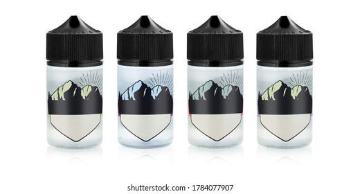 Salt Nicotine Bottle Isoladed On White