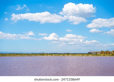Salt Pans in Cervia, Romagna, Italy