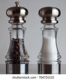 A Salt And Pepper Shaker Side By Side.