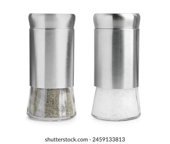 Salt and pepper shakers isolated on white - Powered by Shutterstock