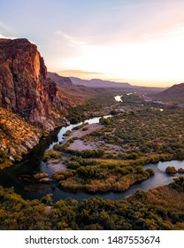 Salt River Near Phoenix, Arizona